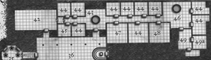 The temple and living quarters